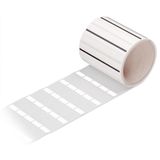 Self-laminating labels for TP printers white