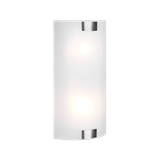 Pura wall lamp 40 cm 2xE27 brushed steel