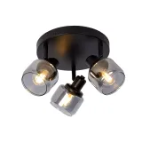 Lucide BJORN - Ceiling spotlight - Ø 38 cm - 3xE14 - Black