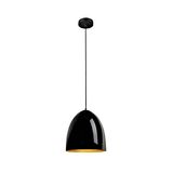 PARA CONE 30 pendant lamp E27 1x max. 60W black / gold