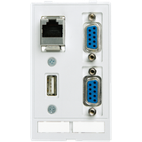 MODLINK MSDD DATA  INSERT 2×SUB-D9 female/female + 1×RJ45 + 1xUSB-A