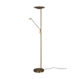 Brantford LED floor lamp antique brass