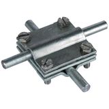 Cross unit St/tZn f. Rd 8-10/8-10mm Rd 8-10/Fl 30mm Fl 30/30mm, interm