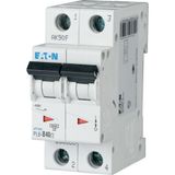 Miniature circuit breaker (MCB), 40 A, 2p, characteristic: B