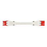 pre-assembled interconnecting cable Eca Socket/plug red