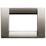 Classica plate 3M metal black chrome