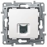 RJ45 socket Niloé category 6 FTP éclat (white)