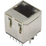 RJI RJ45 jack 1Gbit vert. biCo LED gn/ye