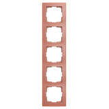 2515-947-507 b55 Frame 5-gang coral