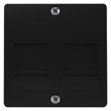 DELTA i-system soft black Cover pla...