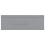 Separator plate 2 mm thick oversized gray