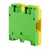 Rail-mounted screw terminal block ZSO1-35.0 yellow-green