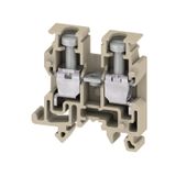 Feed-through terminal block, Screw connection, 2.5 mm², 250 V, 24 A, N