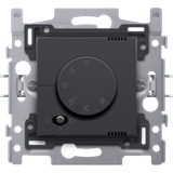 Electronic thermostat, anthracite coated