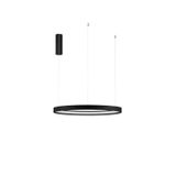 Triac Dimmable Sandy Black Aluminium   & Acrylic  LED 40 Watt 230 Volt   2800Lm 3000K IP20   D: 60 H: 150 cm Adjustable height