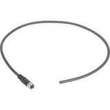 M8 Cable Assembly 4-poles st/- f/- 1,5m