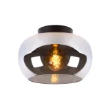 JUDI Ceiling light O30cm H22cm Black/smoke glass