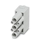 Module insert for industrial connector, Series: ModuPlug, Crimp connec