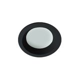 Recessed Spot Black Round Yan