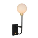 BEREND Wall Light Bathroom 1xG9/33W 13/21/40cm Bla