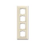 1724-832 Cover Frame Busch-dynasty® ivory white