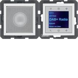 Radio Touch with Loudspeaker DAB+ S.1/B.x polar white glossy