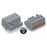 2231-110/008-000 1-conductor female connector; push-button; Push-in CAGE CLAMP®