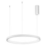 3000K Triac Dimmable Sandy White Aluminium   & Acrylic  LED 48 Watt 230 Volt  2773Lm IP20   D: 58 H: 150 cm Adjustable Height