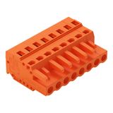 1-conductor female connector CAGE CLAMP® 2.5 mm² orange