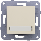 Karre-Meridian Beige Illuminated Labeled Buzzer Switch