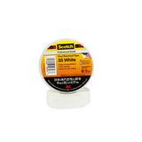 Scotch® Vinyl Color-Coding Electrical Tape 35, White, 19 mm x 20 m