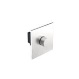 Art d'Arnould - 1 gang rotary universal dimmer 2 way push Epure - Brushed Steel