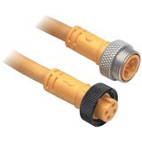 Allen-Bradley, 889N-F65GFNM-10, ArmorConnect Control Media - Trunk/Drop Cable, Straight Female to Straight Male Patchcord, 10 m (32.8 ft)