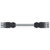 pre-assembled interconnecting cable Eca Socket/plug black