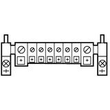 PE-(PEN-) rail for fuse enclosure