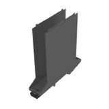 Basic element, IP20 in installed state, Plastic, Graphite grey, Width: