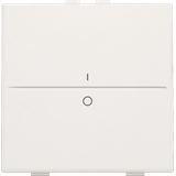 Single key with 'I' and '0' symbols for wireless switch or push button