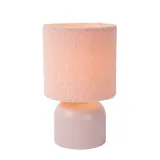 WOOLLY Table lamp-Pink-Ø16-1xE14-40W-Cotton