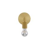 Gold Metal LED E27 1x12 Watt 230 Volt IP20 Bulb Excluded D: 12 W: 12 H: 15.5 cm