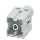 Module insert for industrial connector, Series: ModuPlug, Axial screw 