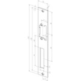 FLACHSCHLIEßBLECH FALLENFÜHRUNG S-1108 PROFIX 1 HZF EST UNI