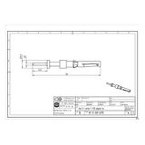 Han D F contact f. PCB adapter Au