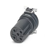 Flush-type connector