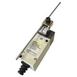 Limit switch, Adjustable rod lever, With ground terminal HL5 5422E