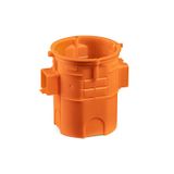 Flush mounted junction box S60GF orange