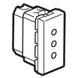 Socket outlet Mosaic - italian - 2P+E 10/16 A - 1 module - white