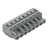 1-conductor female connector CAGE CLAMP® 2.5 mm² gray