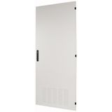 Section wide door, ventilated, left, HxW=2000x800mm, IP42, grey