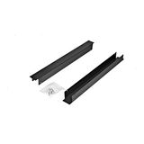 Baying Kit for DT-Racks, D= 600mm, black RAL9005