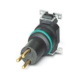 Flush-type connector